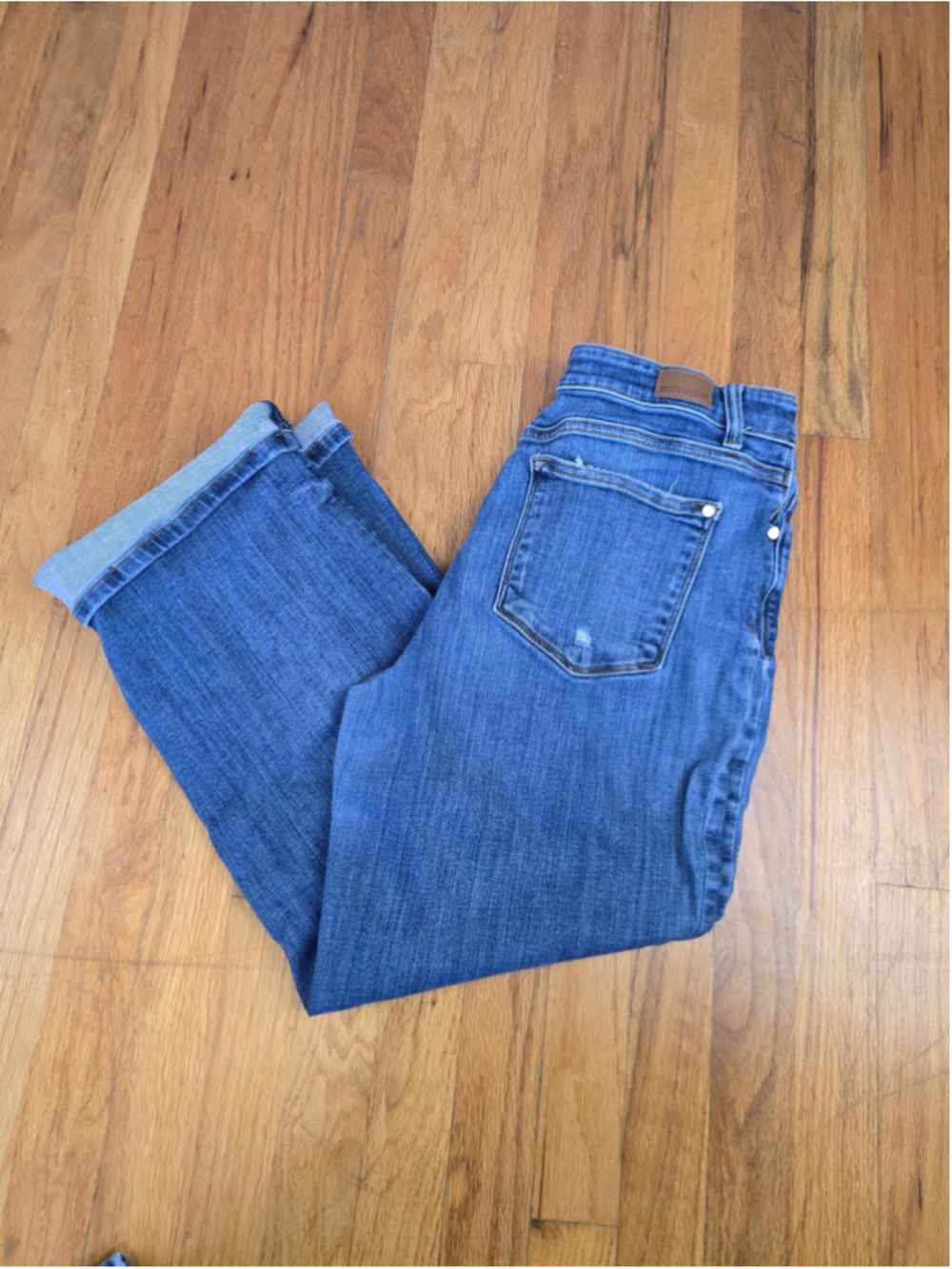 Women's Judy Blue Cropped Jeans Size 11 Blue